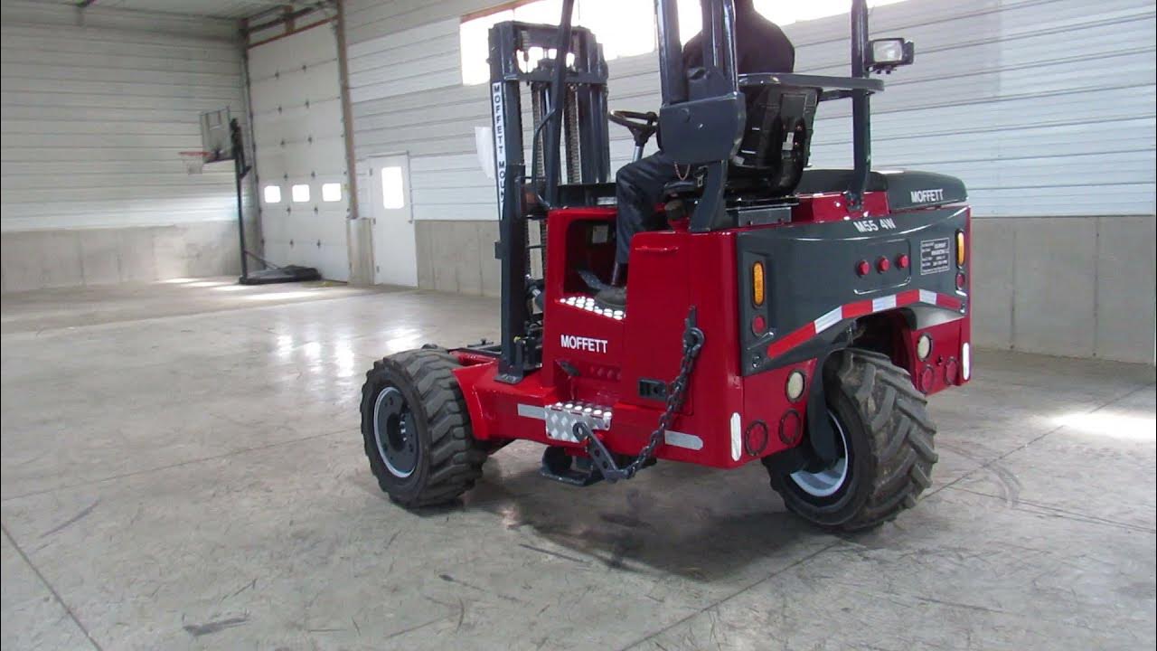 2007 Moffett M55.4 4Way Truck Mounted Moffett Mounty with 10' Mast For Sale stk g220158 YouTube