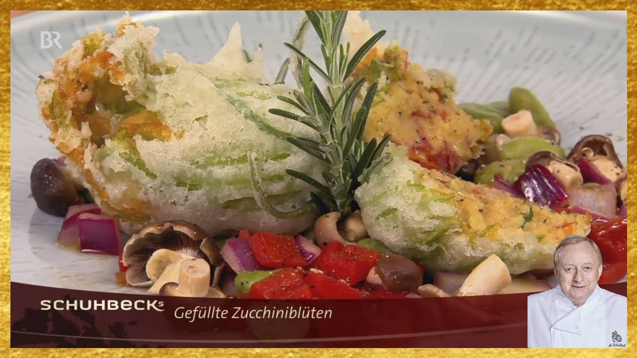 Alfons Schuhbeck - Gefüllte Zucchiniblüten