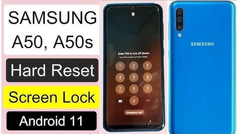 SAMSUNG A50/A50S | ANDROID 11 | Unlock Pin/Pattern |Hard Reset | OneUi 3.1 (2022)@TechnologyGyan