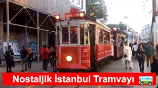 İstanbul Taksim Nostaljik Tramvay Müzikli Vagonu Resimi