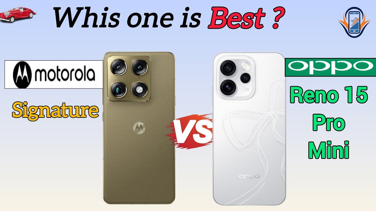 Motorola Signature vs Oppo Reno 15 Pro Mini  // Full Comparison ⚡ Which is Best ?