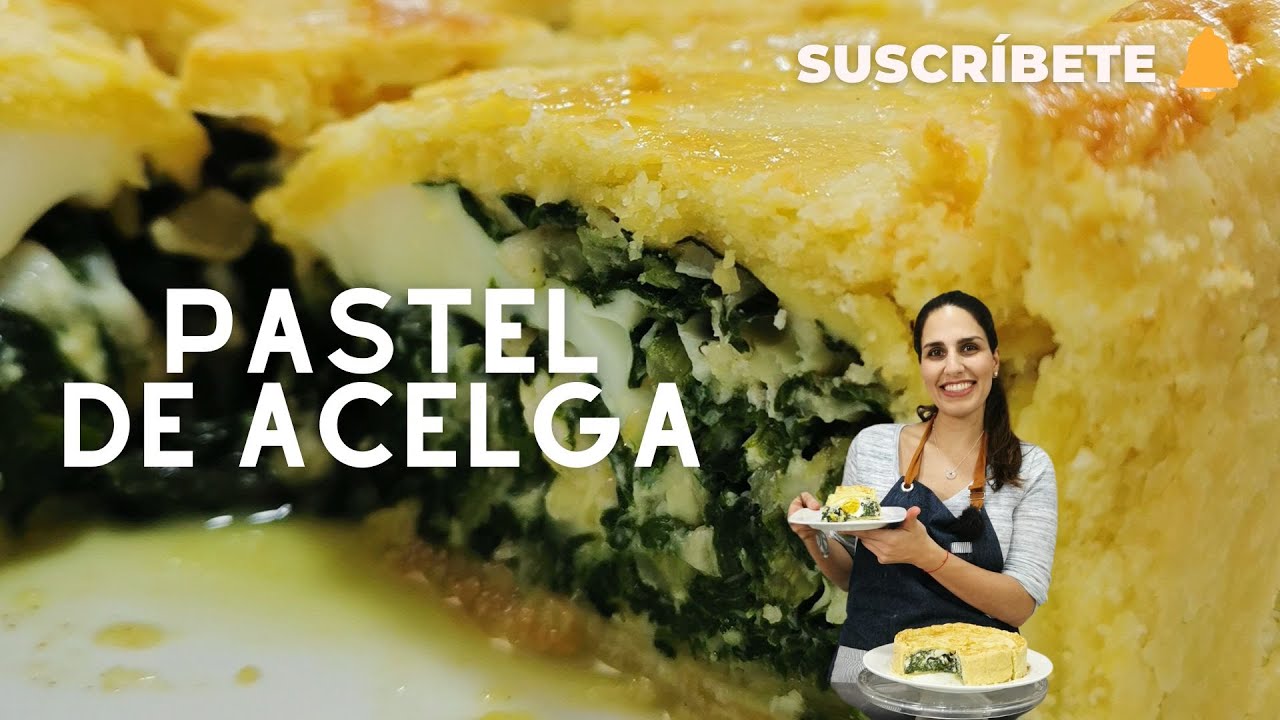 ¡PASTEL DE ACELGA! Fácil y delicioso! - Sandra Jarufe | Pastelería