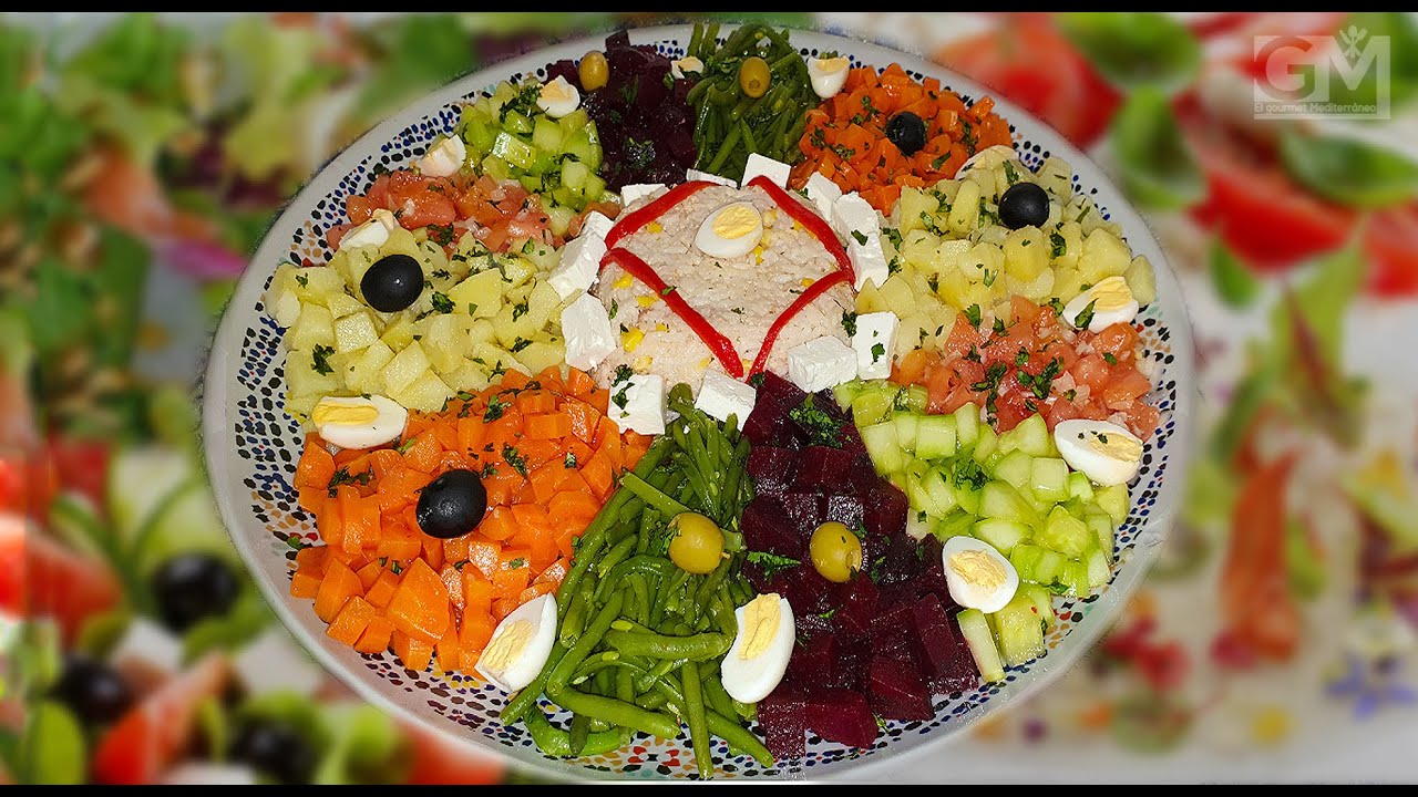 Receta de ensalada Marroquí fresca y fácil de preparar