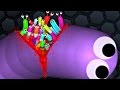 Slither.io 1 GIANT SNAKE vs 10000 INVASION SNAKES ! BEST TROLLING MOMENTS