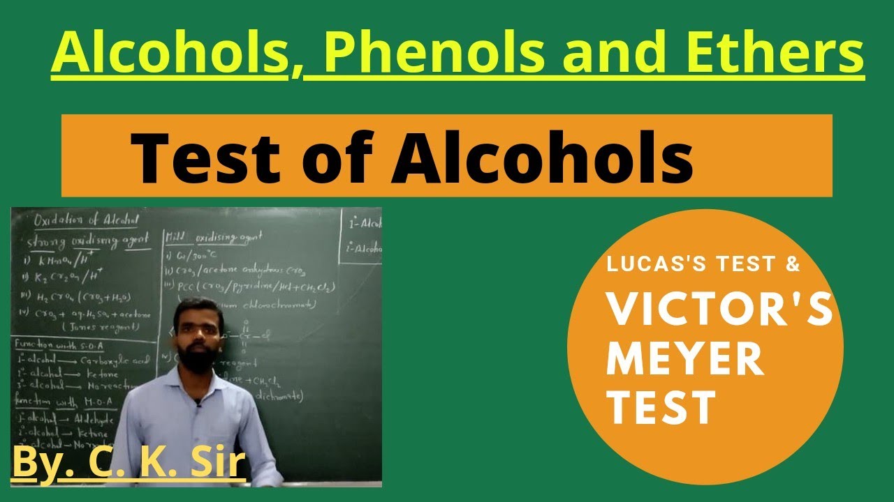 Test of AlcoholsDistinguish between primary, secondary and tertiary alcohol Reactions of