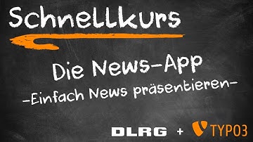 TYPO3 - Schnellkurs - 07 News-App einbinden