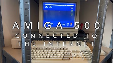 Amiga 500 with CF Card, Gotek, Plipbox Ethernet Interface Connected to the Internet (Web, Email)