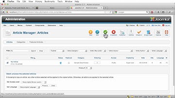 EN0025 Joomla! 2.5 - The Movie - Statuses, Trash and Check-Ins