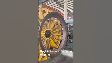 Hogi Automatic Flanging machine for large diameter fan flange forming machine #flangingmachine