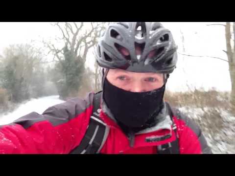 Cycling home in the snow 2