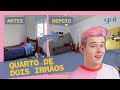 Como decorar QUARTO compartilhado entre irmãos com idades diferentes | Antes e Depois | Matheus Ilt