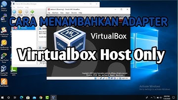 CARA MENAMBAHKAN ADAPTER VIRTUALBOX HOST ONLY || MUDAH DAN SIMPEL