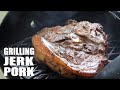 Grilling the BEST JERK PORK | Outdoor Cooking in Jamaica