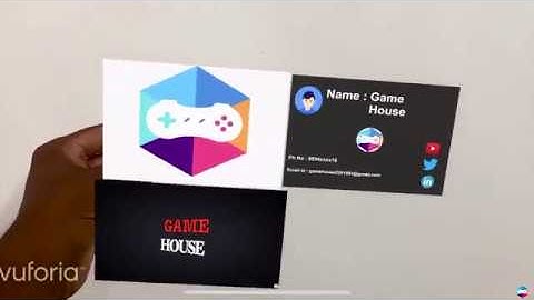 Augmented Reality Business Card ( Tutorial ) || Using ( Unity3D & Vuforia )