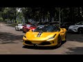 Gokill banyak supercar disini!!! Ada Lamborghini Ferrari Porsche.   #carspotting#supercars 