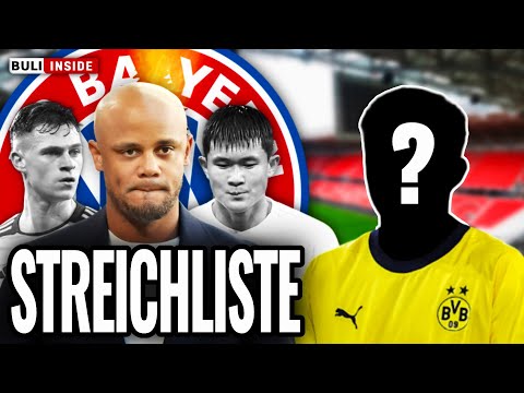 KOMPANY‘s STREICHLISTE bei BAYERN! BVB plant MEGA-TRANSFER!