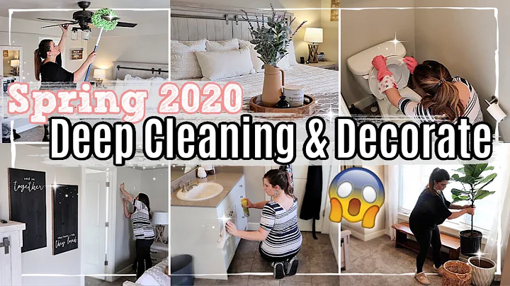 2020 SPRING DEEP CLEAN WITH ME 🌿 BUDGET BEDROOM DECORATE/REFRESH | CLEANING MOTIVATION + HOMEMAKING