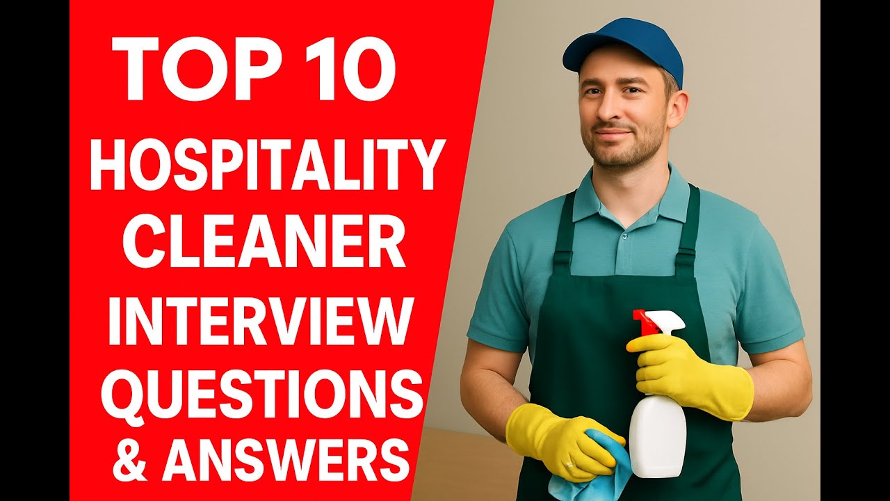 Top 10 Hospitality Cleaner Interview Questions and Answers | Hotel ...
