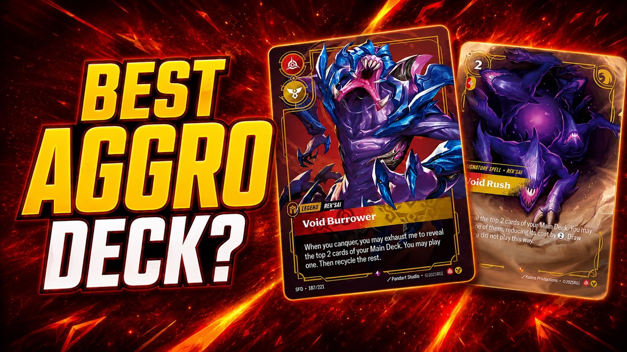 Is Rek'Sai the BEST Aggro Deck in Riftbound? | Deck Guide +