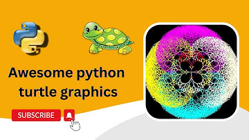 Python turtle graphics tutorial | Fractal-Art  | Turtle graphics