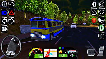 Driving in heavy rain | Bus Simulator: Original Android Gameplay