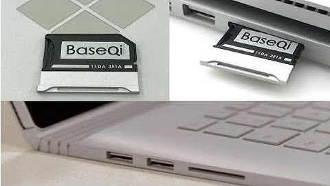 BASEQI & Micro SD Card Memory solutions for surface book 2