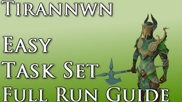 RSTask: Tirannwn Easy Task Set Full Run Guide [Runescape|RS3]