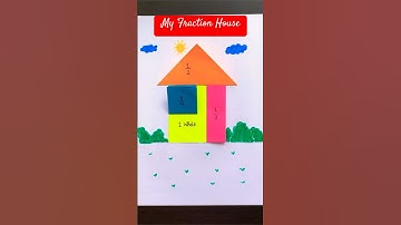 How to make maths fraction object easy school activity #school project #tlm #teaching method