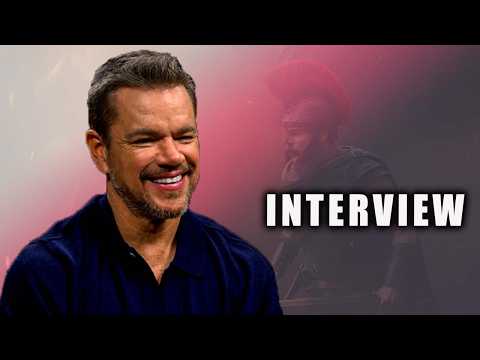 Matt Damon interview "The Odyssey"