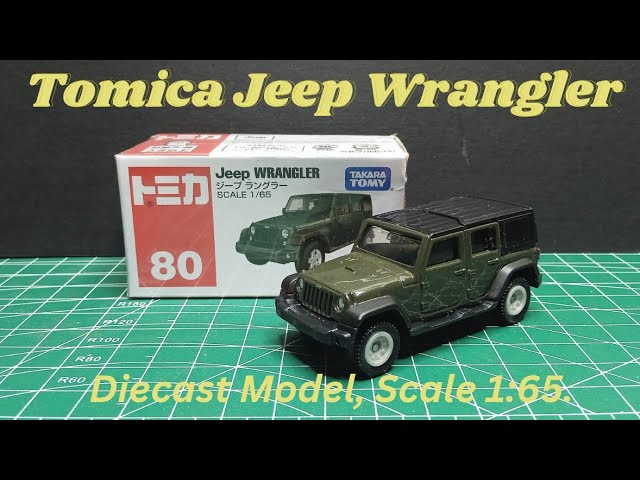 Tomica Jeep Wrangler Diecast model 1:65 Unboxing. - YouTube