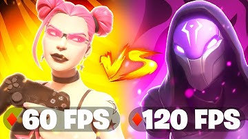 I Hosted A 60FPS vs 120FPS Console 1v1 Tournament (who