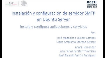 TUTORIAL - Servidor SMTP en Ubuntu Server 16.04