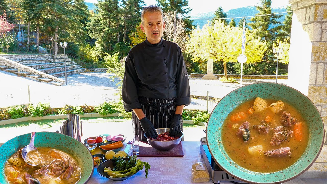 Γίδα Βραστή με Τραχανά | Το Φαγητό που θα σας μείνει Αξέχαστο | Greek Cooking
