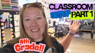 Classroom Setup Part 1!! 4th Grade (second year)! Set up and Organize my Disney Classroom with me!