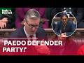 Keir Starmer grilled over 'PAEDO DEFENDER' claim and hits out at Nigel Farage in fiery PMQs