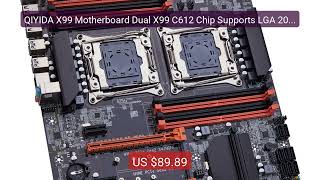 QIYIDA X99 Motherboard Dual X99 C612 Chip Supports LGA 2011-3... — Amazing Value 2026 | Must Have!