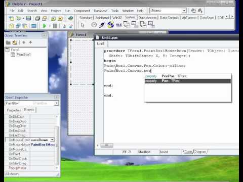 Delphi (практический курс) - Учимся рисовать на форме