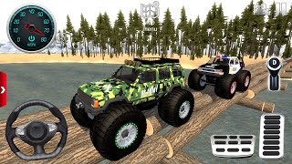 Juegos De Carros - US Army, Police cars Exterme Off-Road #1 - Offroad Outlaws Android Gameplay FHD screenshot 3