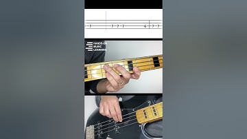 AWESOME Bob Marley Bass Line for Beginners (Easy Tabs)