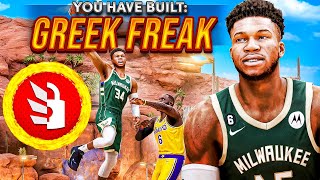 This 6'11 GIANNIS ANTETOKOUNMPO BUILD DOMINATES in NBA 2K23! ALL CONTACT DUNKS - BEST POWER FORWARD