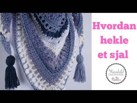 Video: Hvordan Hekle Et Sjal