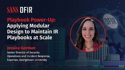 Applying Modular Design to Maintain IR Playbooks at Scale