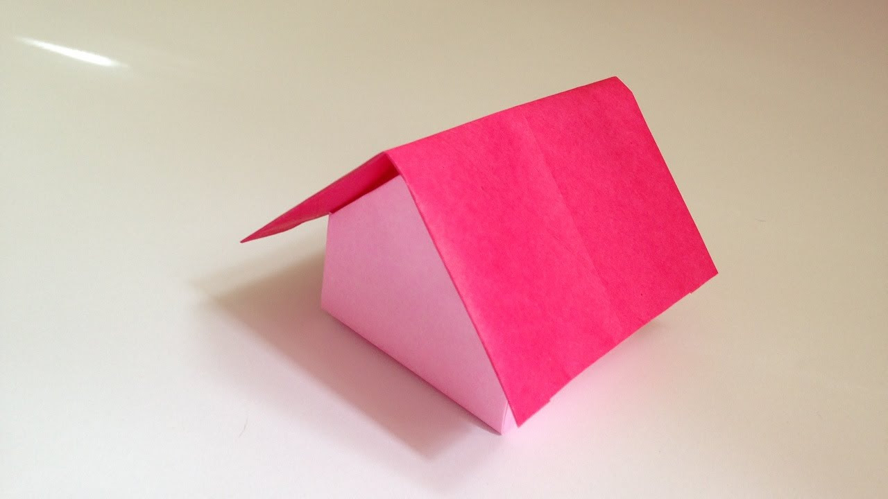 Origami dollhouse instructions 折り紙のドールハウス（家）折り方