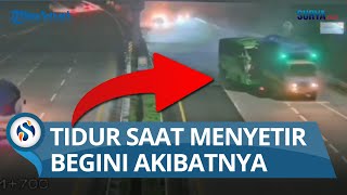 Sempat Ngerem 69 Meter Bus Rombongan Smp Asal Malang Kecelakaan Di Tol Jombang Mojokerto 2 Tewas