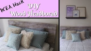 | Ikea Hack | DIY Faux Wood Headboard Hey Guys! It