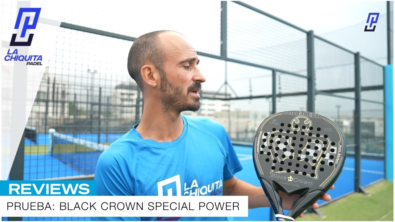 Pala De Padel Black Crown Special –