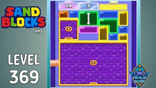 Sand Blocks: Drop Puzzle Level 369: Gameplay Solution