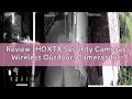 Review IHOXTX Security Cameras Wireless Outdoor: Cameras for Home Security WiFi Camera with Solar Pa