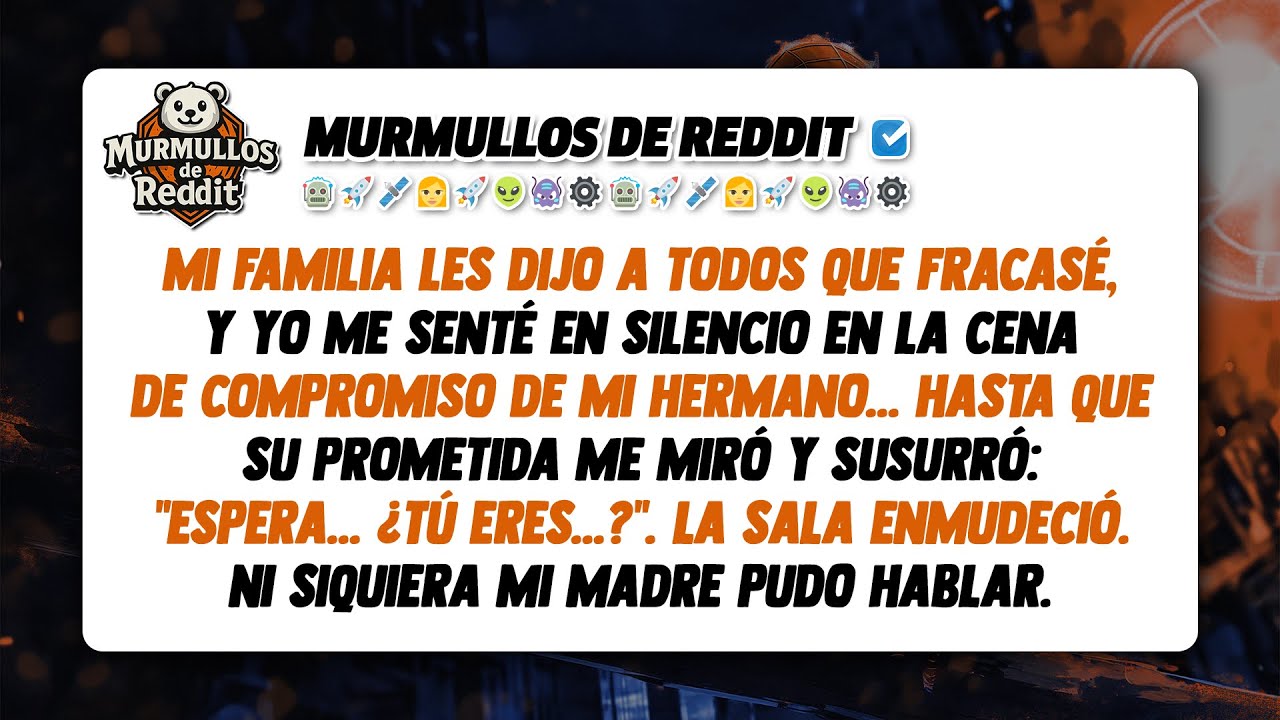Mi familia dijo que fracasé — hasta que la prometida de mi hermano me miró y dijo: 