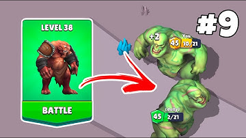 Dino io 3D : Merge Dinosaur game in MAX LEVEL ⭐ Merge Simulator Battles ( PART - 9 ) XLB